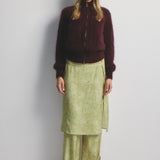WORLD OF NOMADS - Felix Zip Cardigan - Aubergine