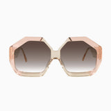 VALLEY EYEWEAR - Colosseum - Crystal Pink, Champagne w. Gold Metal / Brown Gradient Lens