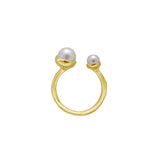 MURKANI - Riviera Double Pearl Ring | Gold