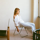 COMMONPLACE ESSENTIALS - Asymmetrical Top - White