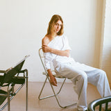 COMMONPLACE ESSENTIALS - Asymmetrical Top - White