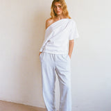 COMMONPLACE ESSENTIALS - Asymmetrical Top - White