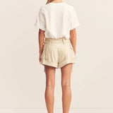 SHONA JOY - Eclipse Boyfriend  Oversized T Shirt - Ivory/Multi