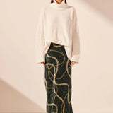 SHONA JOY - Vaiana Roll Neck Jumper - Ivory