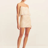 SHONA JOY - Everly Mini Skirt - Macadamia