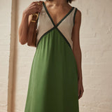SANCIA - The Naomi Dress - Bottle Green