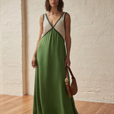 SANCIA - The Naomi Dress - Bottle Green
