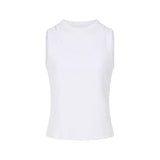 COMMONPLACE ESSENTIALS - Millie Double Layer Tank - White / White