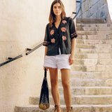 AUGUSTE - Vesper Embroidered Blouse