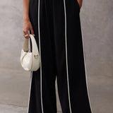 SANCIA - The Vera Pants - Noir Almond