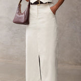 SANCIA - The Sammie Skirt - Creme Cord