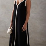 SANCIA - The Melora Dress - Noir