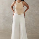 SANCIA - The Emilia Pants - Ecru