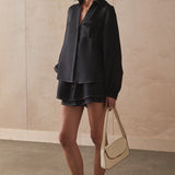 SANCIA - The Valeria Shirt - Noir