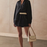 SANCIA - The Valeria Shirt - Noir