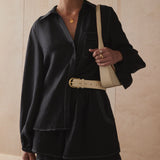 SANCIA - The Valeria Shirt - Noir