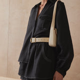 SANCIA - The Valeria Shirt - Noir
