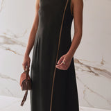 SANCIA - Andria Dress - Midnight Sage