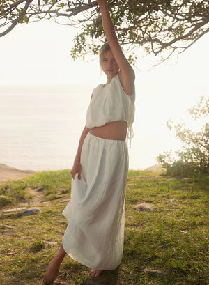 Esmaee - Amalifi Skirt - White