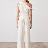 ESMAEE - View Blouse - Cream Crinkle