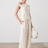 ESMAEE - View Blouse - Cream Crinkle