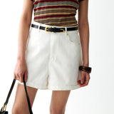 SANCIA - Quinn Shorts - White