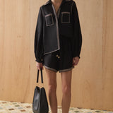 SANCIA - The Sabrina Shirt - Ink