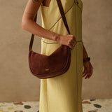 SANCIA - The Osimo Bag - Cocoa Suede