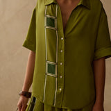 SANCIA - The Blaise Shirt - Valletta Print