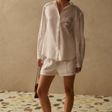 SANCIA - The Landon Shirt - Ivory