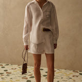 SANCIA - The Landon Shirt - Ivory