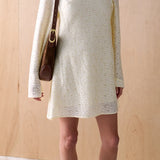 SANCIA - The Aria Dress - Creme Jacquard
