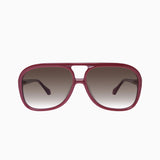 VALLEY EYEWEAR - Bang Bang - Burgundy w. Gold Metal / Brown Gradient Lens
