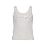 COMMONPLACE ESSENTIALS - Riviera Pointelle Tank - Cream