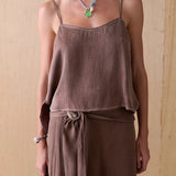 SANCIA - The Rylen Top - Truffle