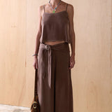 SANCIA - The Luna Pant - Truffle