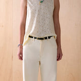 SANCIA - The Aya Belt - Olive Croc