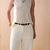 SANCIA - The Aya Belt - Olive Croc