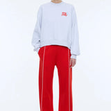 ENA PELLY - Sport Studio Sweatshirt - White Marle