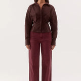 SOVERE / - Marlowe Shirt - Espresso