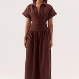 SOVERE / -  Lyra Dress - Choc