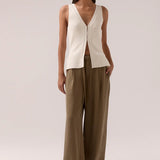 SOVERE / - Sentiment Knit Top - Chalk