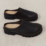 COMMONPLACE  ESSENTIALS - Commonplace x Mckinlays  Anderson slip on - Brown