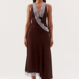 SOVERE / - Harlow Dress - Choc / Sky