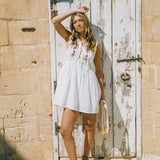 AUGUSTE - Bellamy Mini Dress - White