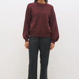MON RENN - Rowie Knit Jumper - Deep Plum