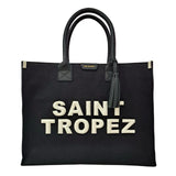 DE SIENA - Saint Tropez Canvas - Black Off White