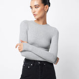 MOSSMAN - The Brooklyn Top - Grey Marle
