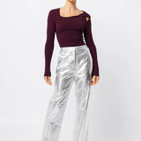 MOSSMAN - Soho Top - Burgundy