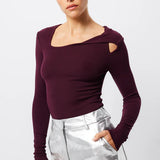 MOSSMAN - Soho Top - Burgundy